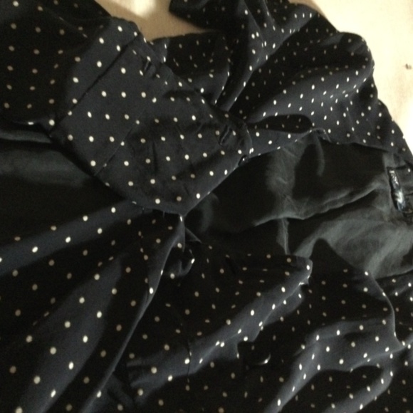 Vintage Escada 100% silk dress, sz 38 below the knee polka dot - Picture 5 of 11